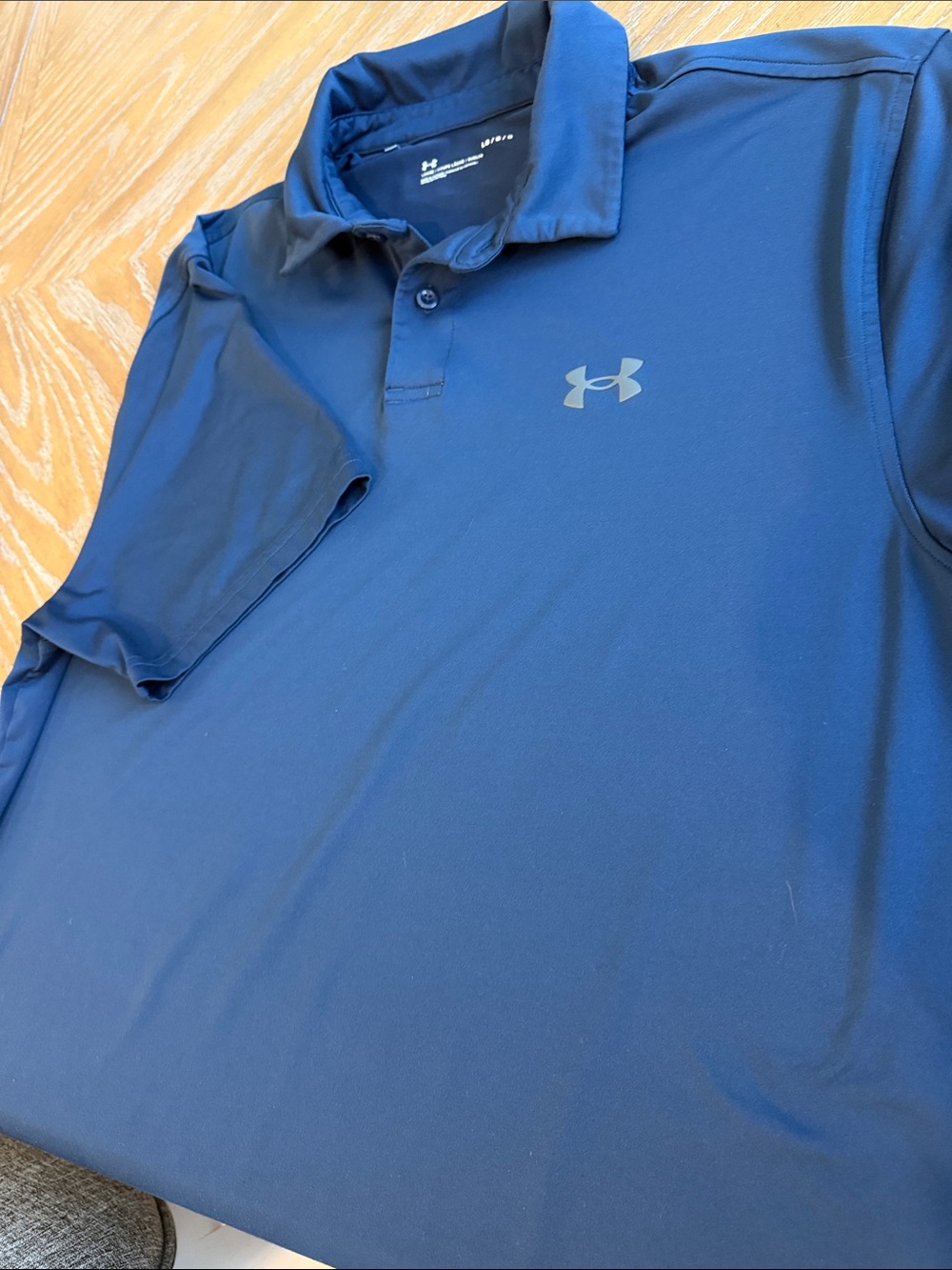 Under Armour Men’s Dark Navy Performance Polo with Logo
